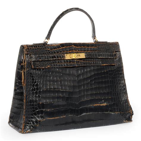 hermes kelly crocodile bag.